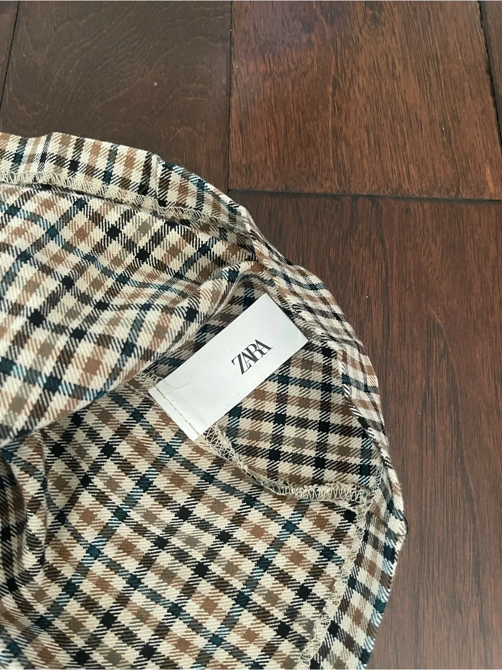 Zara Kids Plaid Mini Skirt 6